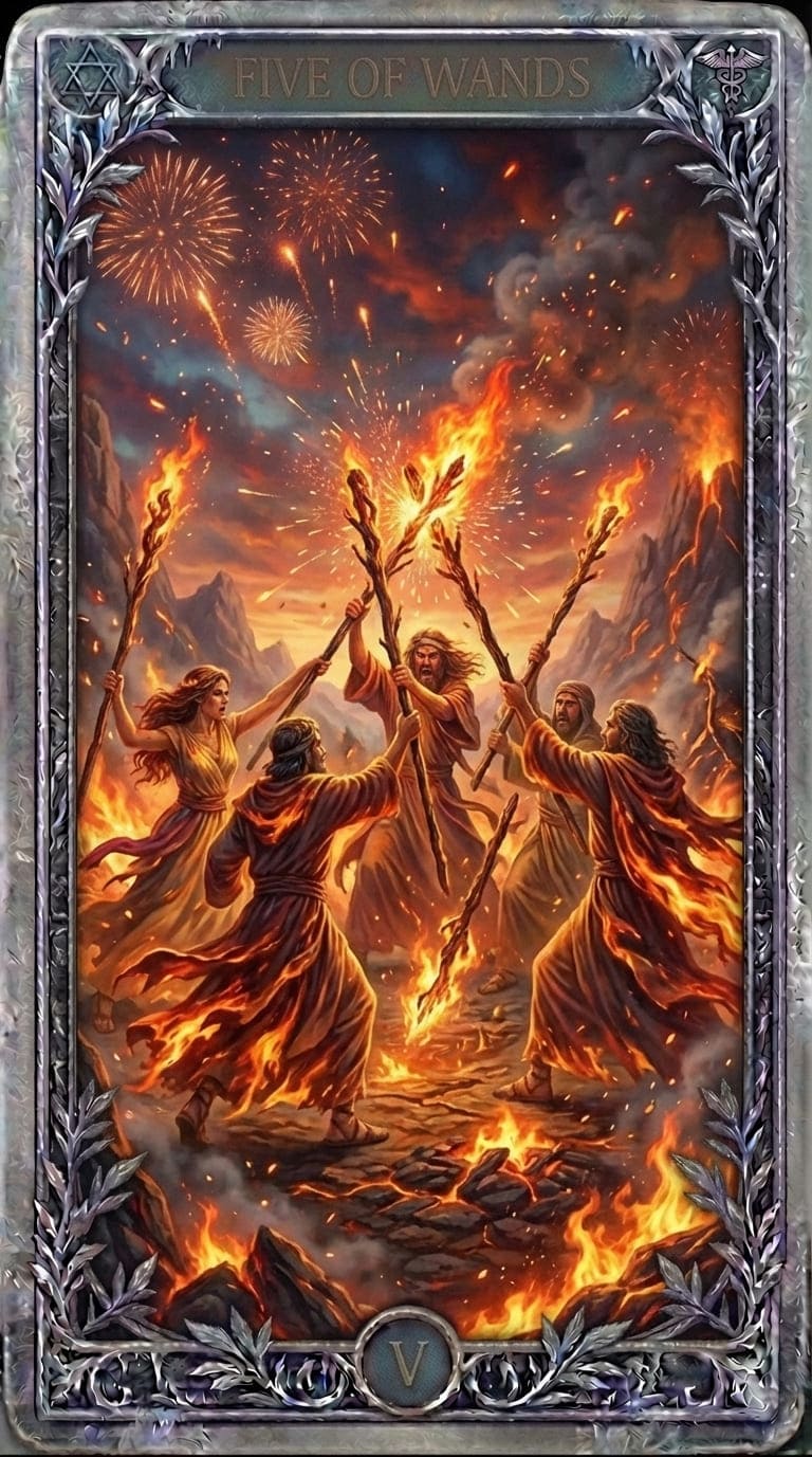 Five of Wands