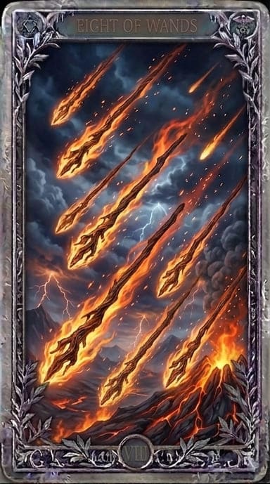 Eight of Wands