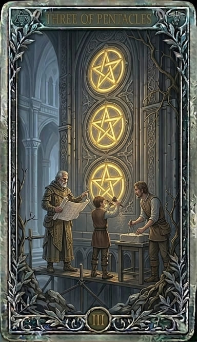 Three of Pentacles