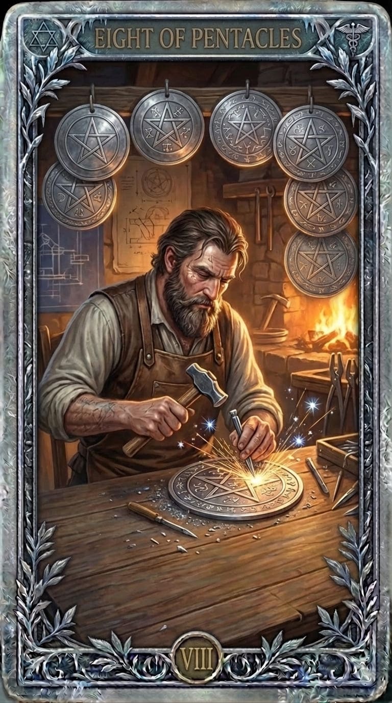 Eight of Pentacles